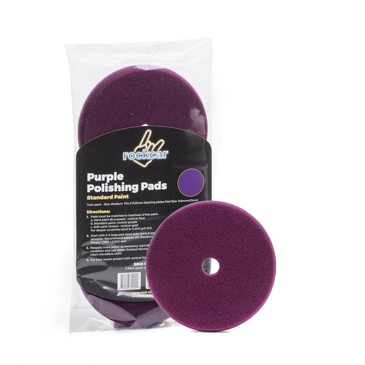 Autostolz/Rockcar Purple Standard Medium Polishing Pad 145/25mm